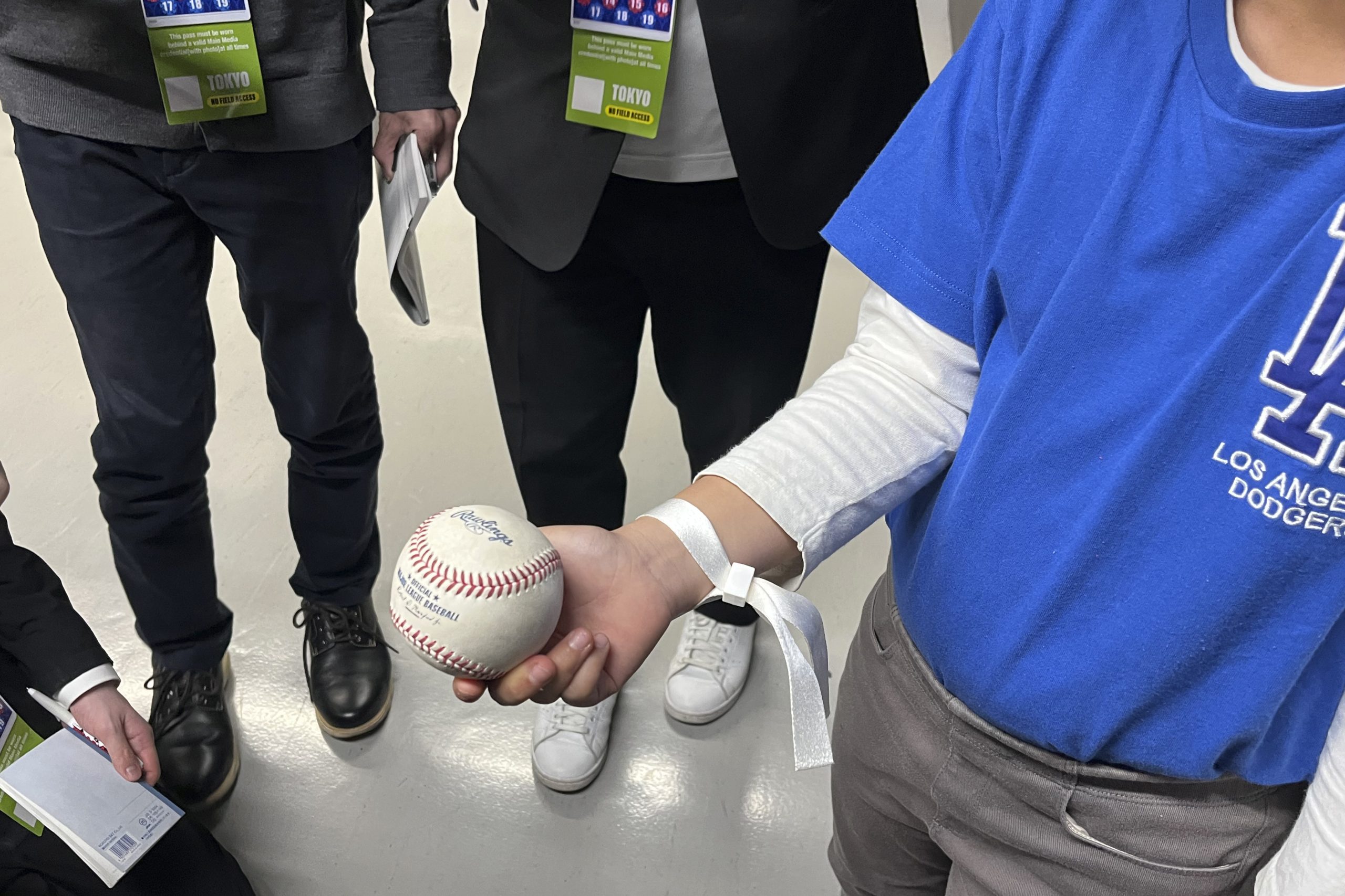 A 10-year-old boy in Tokyo ended up with Shohei Ohtani’s first home run of the season