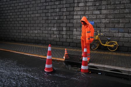 Typhoon Dolphin floods central China, puts Beijing on alert for heavy rain as Shunyi district records 88.5 mm in one hour